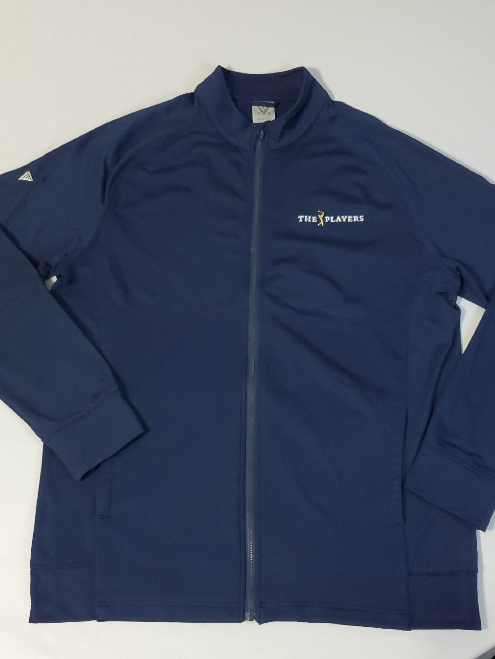 The PLAYERS Levelwear EUC Zip Fleece-lined Navy Performance Jacket - Men's Med